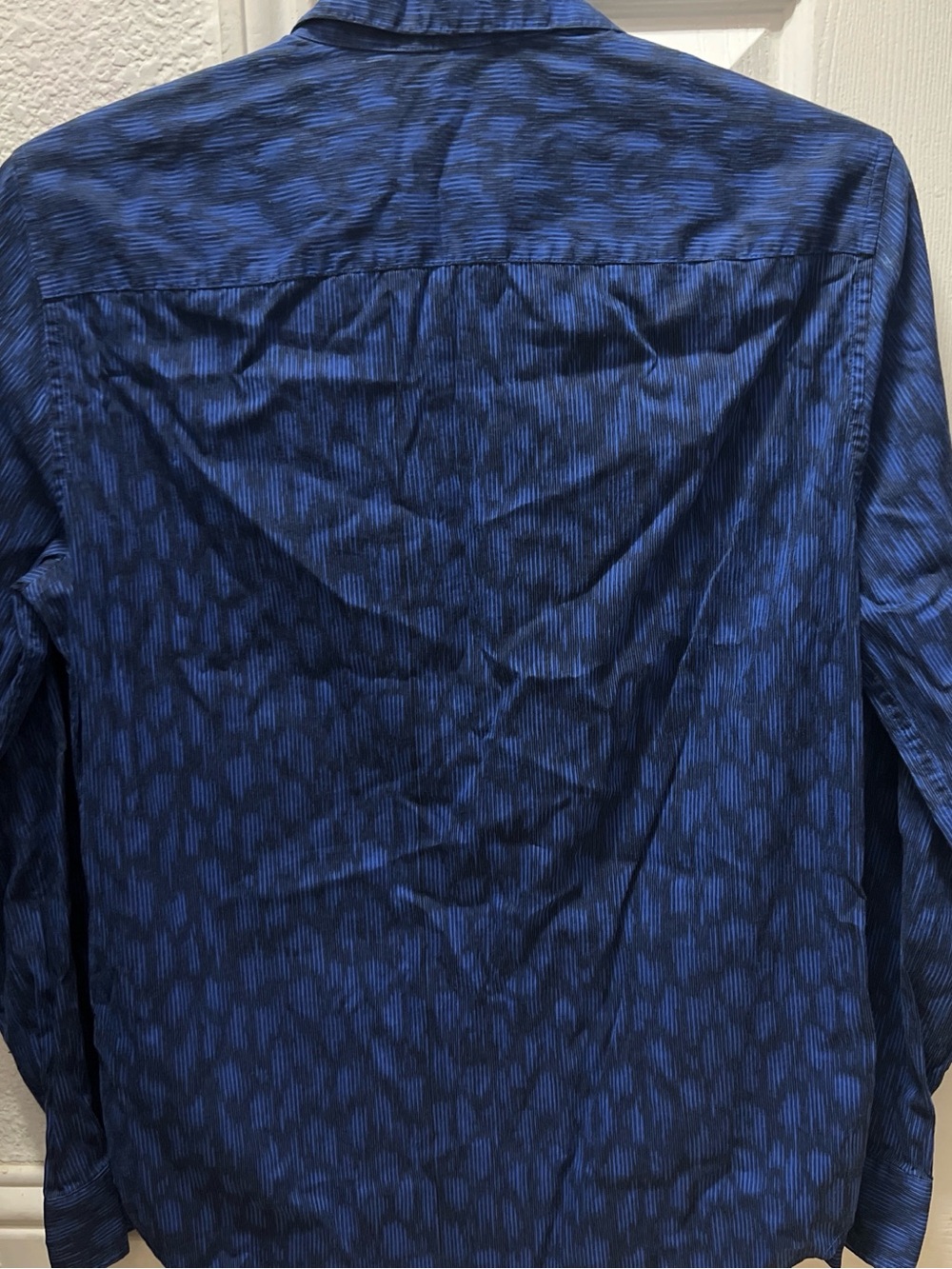 Armani Exchange Slim Fit Striped Navy & Black Shirt